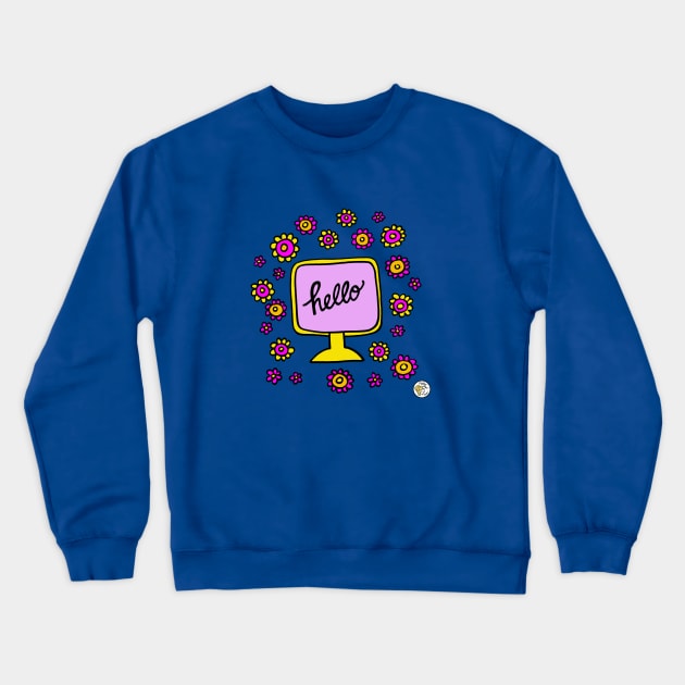 Hello Crewneck Sweatshirt by Mellowdays